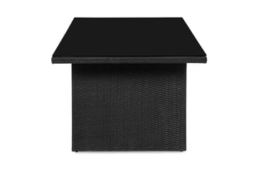 Majestic Spisebord 210x100 cm - Svart - Hagemøbler & utemiljø - Hagebord - Spisebord ute