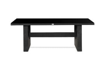 Majestic Spisebord 210x100 cm - Svart - Hagemøbler & utemiljø - Hagebord - Spisebord ute