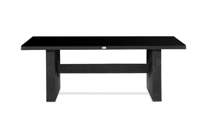 Majestic Spisebord 210x100 cm - Svart - Hagemøbler & utemiljø - Hagebord - Spisebord ute