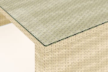 Majestic Spisebord Utendørs 210x100 cm i Kunstrotting - Hagemøbler & utemiljø - Hagebord - Spisebord ute