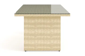 Majestic Spisebord Utendørs 210x100 cm i Kunstrotting - Hagemøbler & utemiljø - Hagebord - Spisebord ute