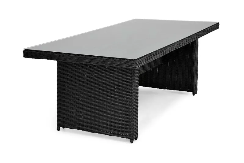 Marcus Matbord 160x90 cm | Svart - Hagemøbler & utemiljø - Hagebord - Spisebord ute