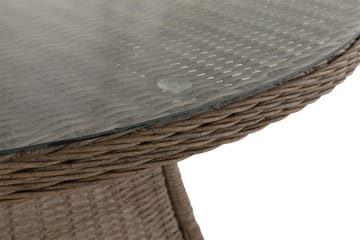 Marcus Spisebord 140 cm Rundt - Natur - Hagemøbler & utemiljø - Hagebord - Spisebord ute