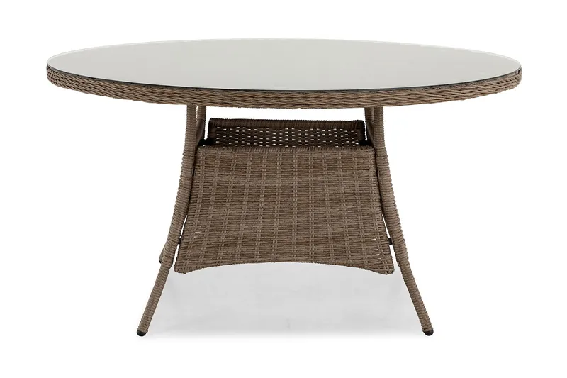 Marcus Spisebord 140 cm Rundt - Natur - Hagemøbler & utemiljø - Hagebord - Spisebord ute