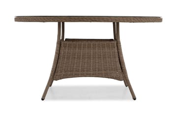 Marcus Spisebord 140 cm Rundt - Natur - Hagemøbler & utemiljø - Hagebord - Spisebord ute