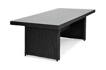 Marcus utendørs spisebord 160x90 cm - Svart - Hagemøbler & utemiljø - Hagebord - Spisebord ute