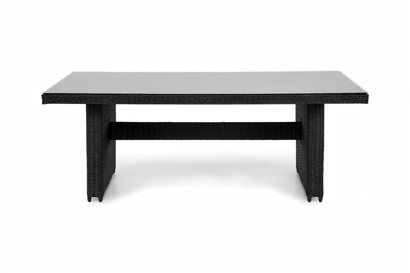 Marcus utendørs spisebord 160x90 cm, Svart