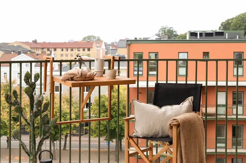 Marion Balkongbord 60x45 cm - Tre/Natur - Hagemøbler & utemiljø - Hagebord - Spisebord ute