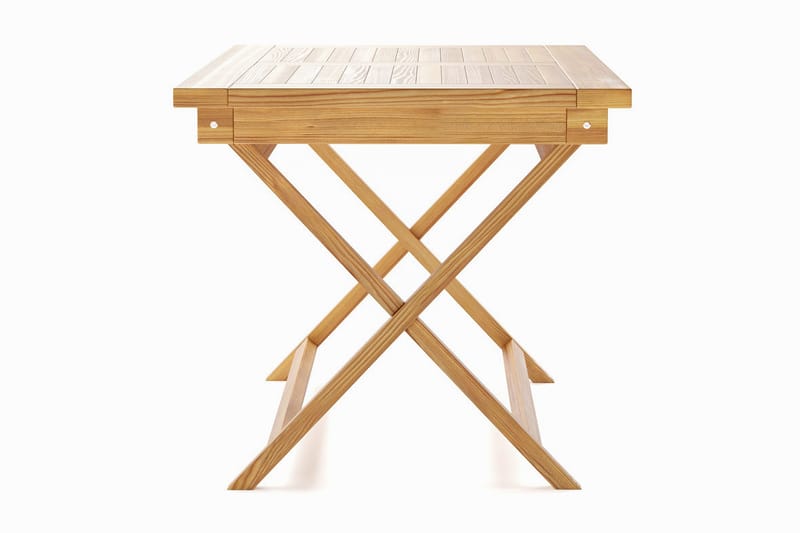 Menorca Lite Rektangulært Spisebord i tre Utendørs 80x120 cm - Tre/Natur - Hagemøbler & utemiljø - Hagebord - Spisebord ute