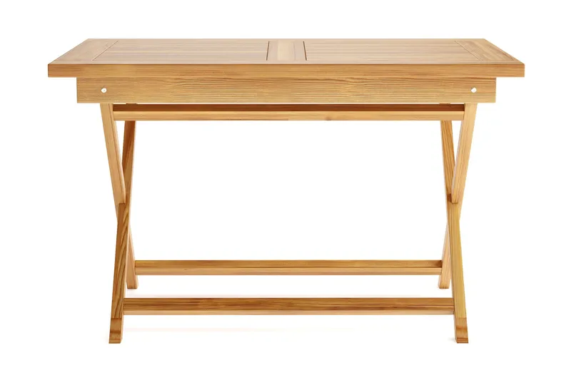 Menorca Lite Rektangulært Spisebord i tre Utendørs 80x120 cm - Tre/Natur - Hagemøbler & utemiljø - Hagebord - Spisebord ute
