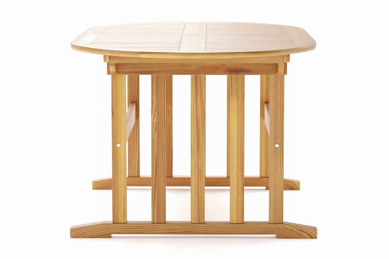 Menorca Ovalt Forlengbart Spisebord i tre Utendørs 90x150 cm - Teak / Natur - Hagemøbler & utemiljø - Hagebord - Spisebord ute