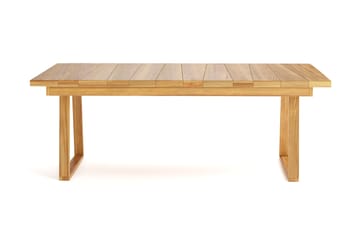 Menorca Stort Rektangulært Spisebord i tre Utendørs 100x180 cm - Tre/Natur - Hagemøbler & utemiljø - Hagebord - Spisebord ute
