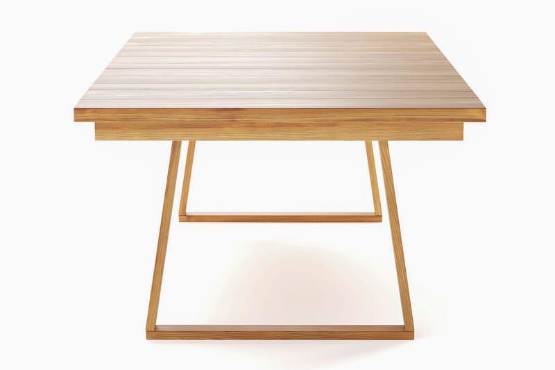 Menorca Stort Rektangulært Spisebord i tre Utendørs 100x180 cm - Tre/Natur - Hagemøbler & utemiljø - Hagebord - Spisebord ute
