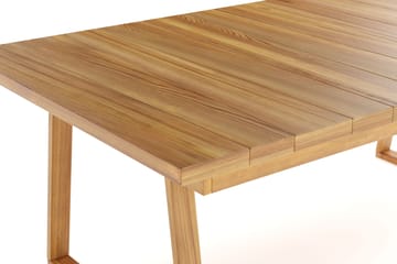 Menorca Stort Rektangulært Spisebord i tre Utendørs 100x180 cm - Tre/Natur - Hagemøbler & utemiljø - Hagebord - Spisebord ute