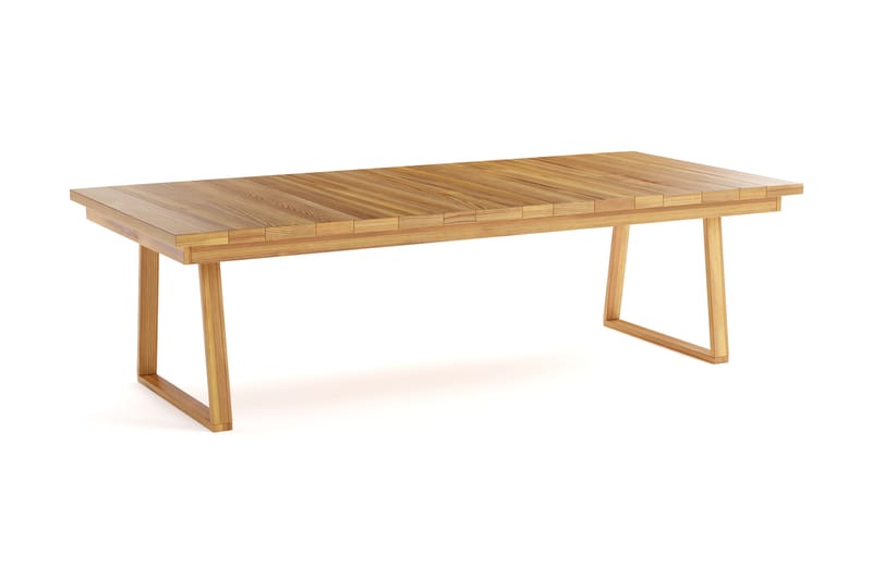 Menorca Stort Rektangulært Spisebord i tre Utendørs 100x240 cm - Tre/Natur - Hagemøbler & utemiljø - Hagebord - Spisebord ute