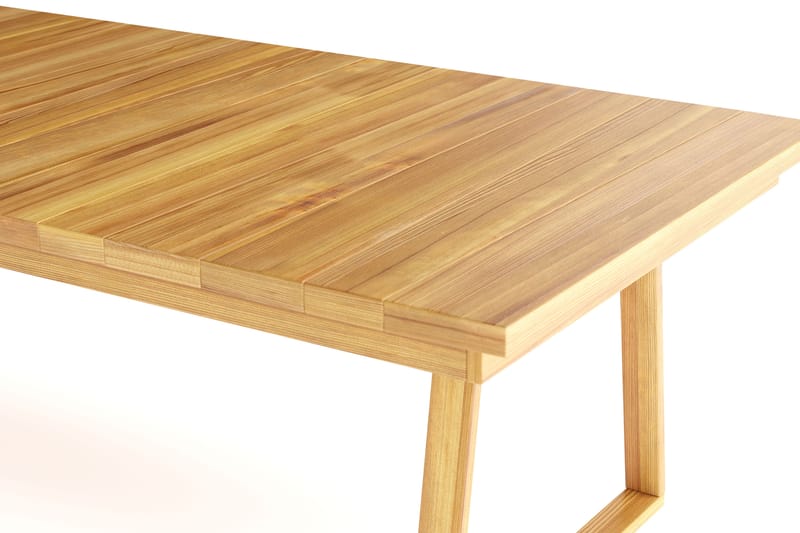 Menorca Stort Rektangulært Spisebord i tre Utendørs 100x240 cm - Tre/Natur - Hagemøbler & utemiljø - Hagebord - Spisebord ute