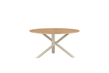 Mexico rektangulært spisebord 140 cm utendørs - Natur - Hagemøbler & utemiljø - Hagebord - Spisebord ute