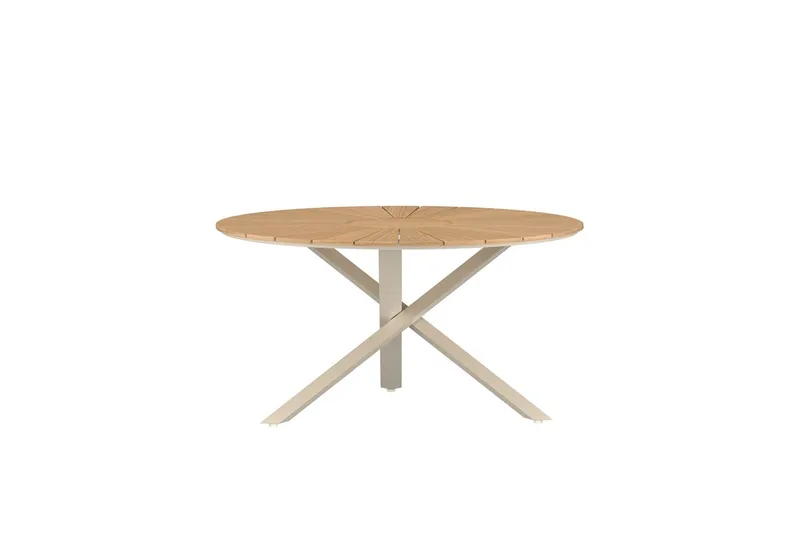 Mexico rektangulært spisebord 140 cm utendørs - Natur - Hagemøbler & utemiljø - Hagebord - Spisebord ute