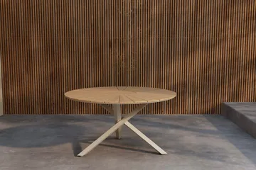 Mexico rundt spisebord 140 cm utendørs - Natur - Hagemøbler & utemiljø - Hagebord - Spisebord ute