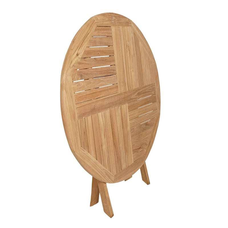 Milano Sammenleggbart bord Ø100 cm - Tre - Hagemøbler & utemiljø - Hagebord - Spisebord ute