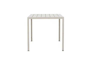 Mirko Spisebord Utendørs 80x140 cm - Beige - Hagemøbler & utemiljø - Hagebord - Spisebord ute