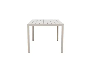 Mirko Spisebord Utendørs 90x205 cm - Beige - Hagemøbler & utemiljø - Hagebord - Spisebord ute