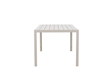 Mirko Spisebord Utendørs 90x205 cm - Beige - Hagemøbler & utemiljø - Hagebord - Spisebord ute