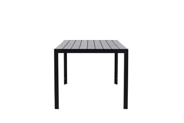 Mirko Spisebord Utendørs 90x205 cm - Svart - Hagemøbler & utemiljø - Hagebord - Spisebord ute