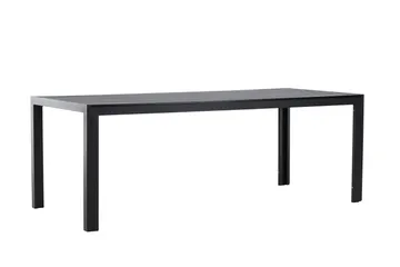 Mirko Spisebord Utendørs 90x205 cm - Svart - Hagemøbler & utemiljø - Hagebord - Spisebord ute