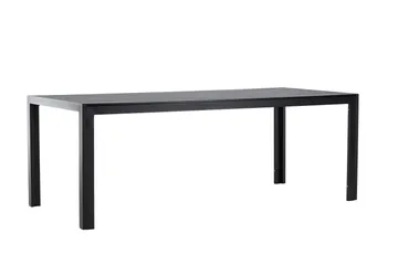 Mirko Spisebord Utendørs 90x205 cm - Svart - Hagemøbler & utemiljø - Hagebord - Spisebord ute
