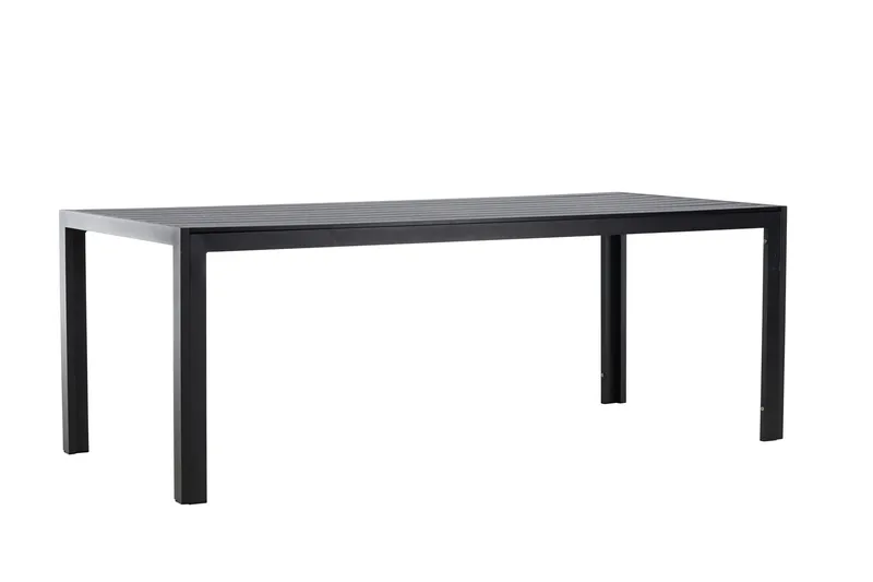 Mirko Spisebord Utendørs 90x205 cm - Svart - Hagemøbler & utemiljø - Hagebord - Spisebord ute