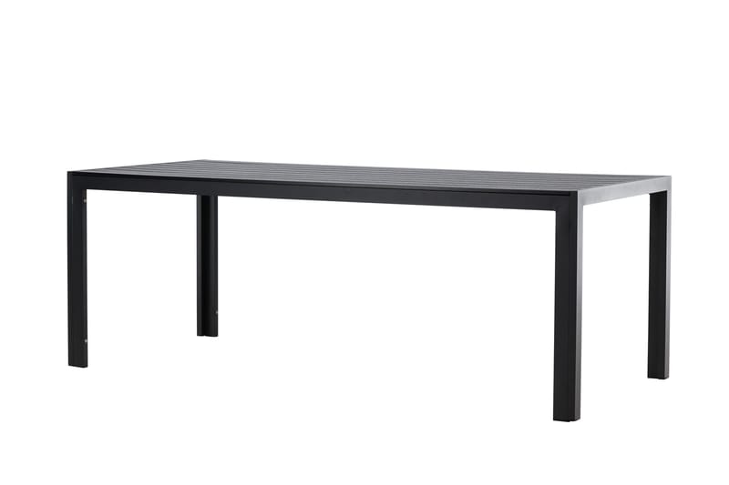 Mirko Spisebord Utendørs 90x205 cm - Svart - Hagemøbler & utemiljø - Hagebord - Spisebord ute