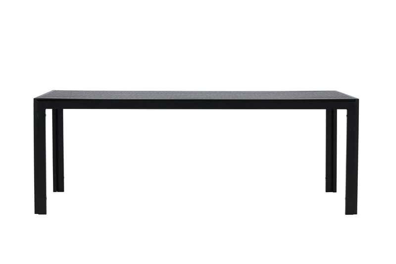 Mirko Spisebord Utendørs 90x205 cm - Svart - Hagemøbler & utemiljø - Hagebord - Spisebord ute