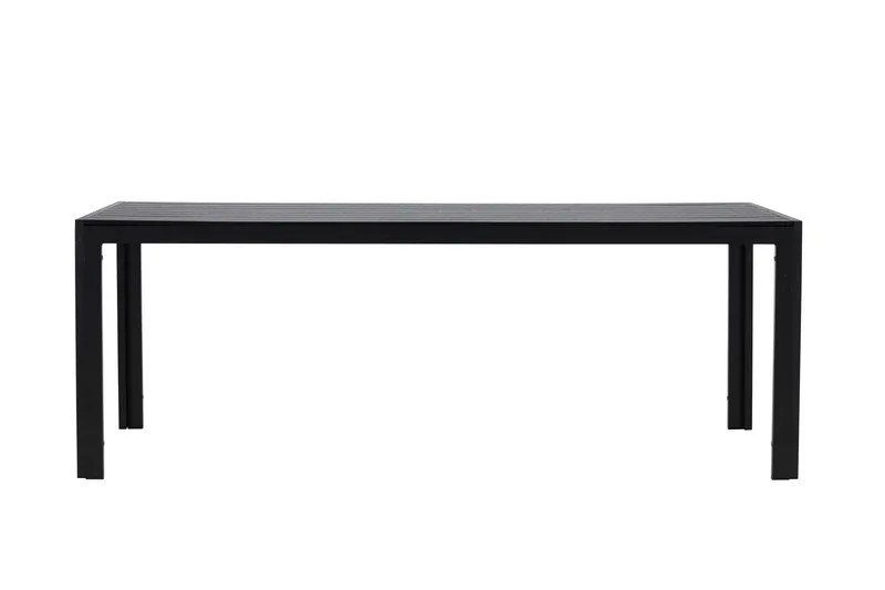 Mirko Spisebord Utendørs 90x205 cm - Svart - Hagemøbler & utemiljø - Hagebord - Spisebord ute