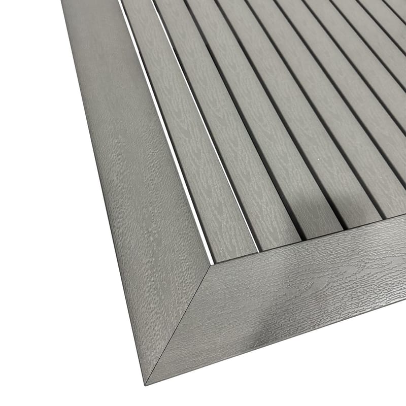 Monaco Uttrekkbart Bord Utendørs 150-250x90 cm - Hvit/Grå - Hagemøbler & utemiljø - Hagebord - Spisebord ute