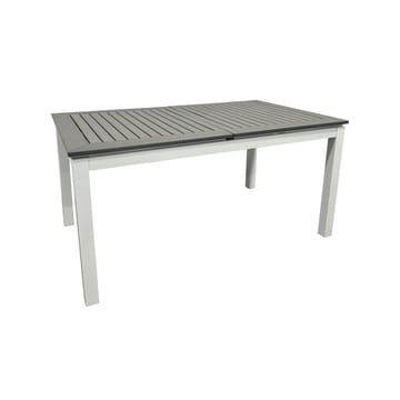 Monaco Uttrekkbart Bord Utendørs 150-250x90 cm - Hvit/Grå - Hagemøbler & utemiljø - Hagebord - Spisebord ute