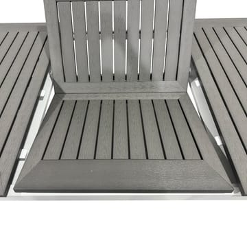 Monaco Uttrekkbart Bord Utendørs 150-250x90 cm - Hvit/Grå - Hagemøbler & utemiljø - Hagebord - Spisebord ute