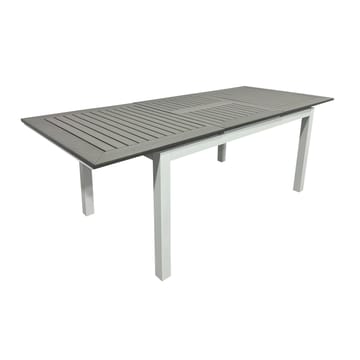 Monaco Uttrekkbart Bord Utendørs 150-250x90 cm - Hvit/Grå - Hagemøbler & utemiljø - Hagebord - Spisebord ute