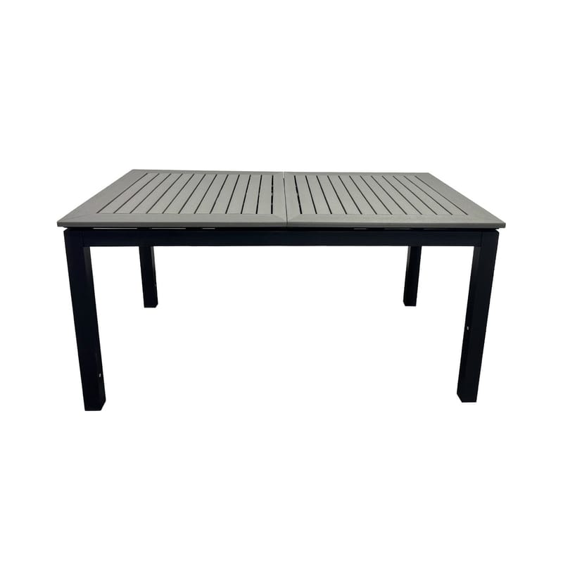 Monaco Uttrekkbart Bord Utendørs 150-250x90 cm - Svart/Grå - Hagemøbler & utemiljø - Hagebord - Spisebord ute