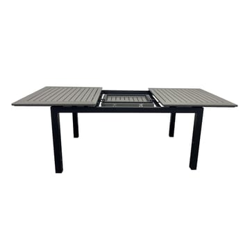 Monaco Uttrekkbart Bord Utendørs 150-250x90 cm - Svart/Grå - Hagemøbler & utemiljø - Hagebord - Spisebord ute