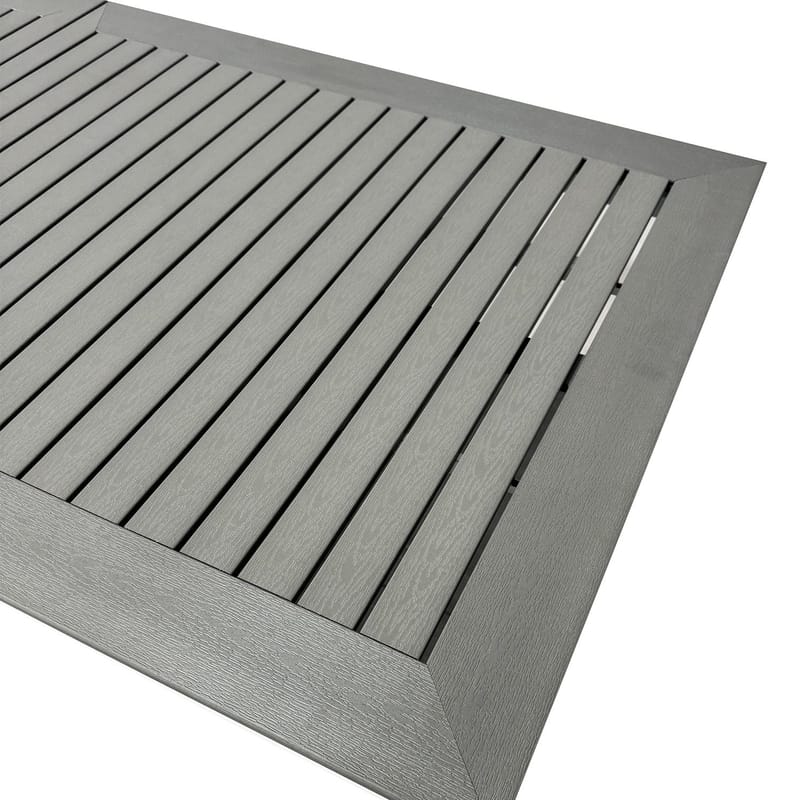 Monaco Uttrekkbart Bord Utendørs 210/310x90 cm - Hvit/Grå - Hagemøbler & utemiljø - Hagebord - Spisebord ute