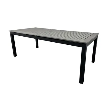 Monaco Uttrekkbart Bord Utendørs 210/310x90 cm - Svart/Grå - Hagemøbler & utemiljø - Hagebord - Spisebord ute