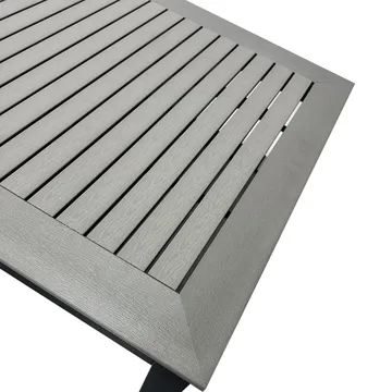 Monaco Uttrekkbart Bord Utendørs 210/310x90 cm - Svart/Grå - Hagemøbler & utemiljø - Hagebord - Spisebord ute