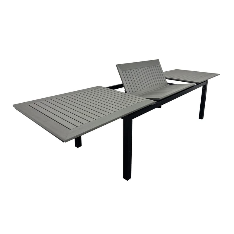 Monaco Uttrekkbart Bord Utendørs 210/310x90 cm - Svart/Grå - Hagemøbler & utemiljø - Hagebord - Spisebord ute