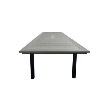 Monaco Uttrekkbart Bord Utendørs 210/310x90 cm - Svart/Grå - Hagemøbler & utemiljø - Hagebord - Spisebord ute