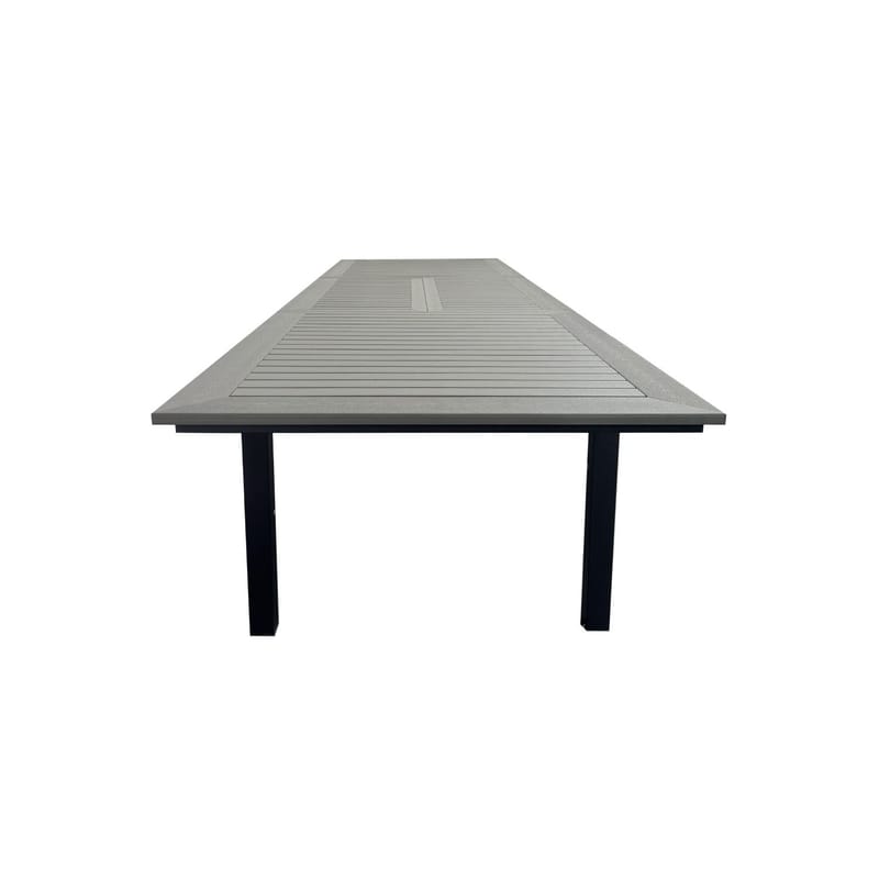 Monaco Uttrekkbart Bord Utendørs 210/310x90 cm - Svart/Grå - Hagemøbler & utemiljø - Hagebord - Spisebord ute