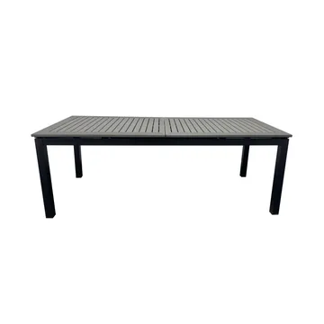 Monaco Uttrekkbart Bord Utendørs 210/310x90 cm - Svart/Grå - Hagemøbler & utemiljø - Hagebord - Spisebord ute