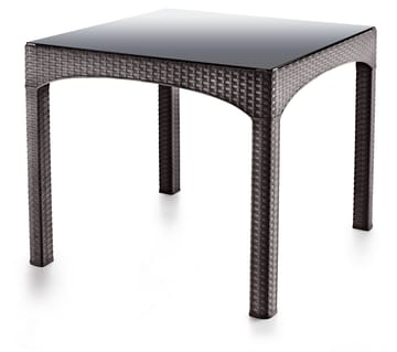 Omber Spisebord utendørs 90 cm - Mørk brun - Hagemøbler & utemiljø - Hagebord - Spisebord ute