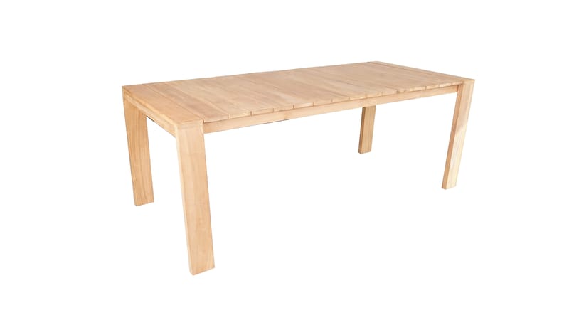 Palu Spisebord Utendørs 210×90 cm - Naturlig Farge - Hagemøbler & utemiljø - Hagebord - Spisebord ute
