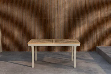 Panama rektangulært spisebord 160 cm utendørs - Natur - Hagemøbler & utemiljø - Hagebord - Spisebord ute